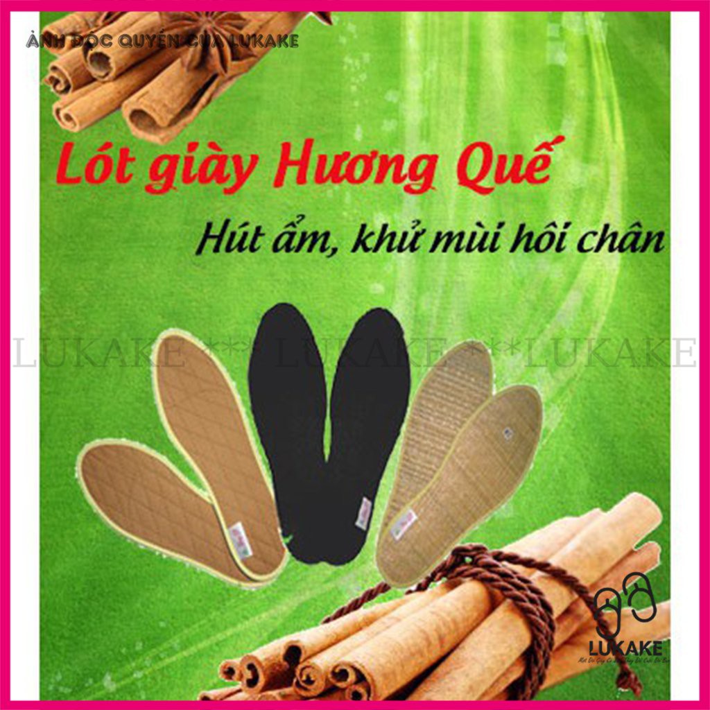 Lót Giày Hương Quế Khử Mùi  ❤️ FREE SHIP❤️  Lót Giày Nam Chống Hôi Chân