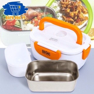 Hộp cơm hâm nóng ruột inox cắm điện ruột tháo-ảnh thật