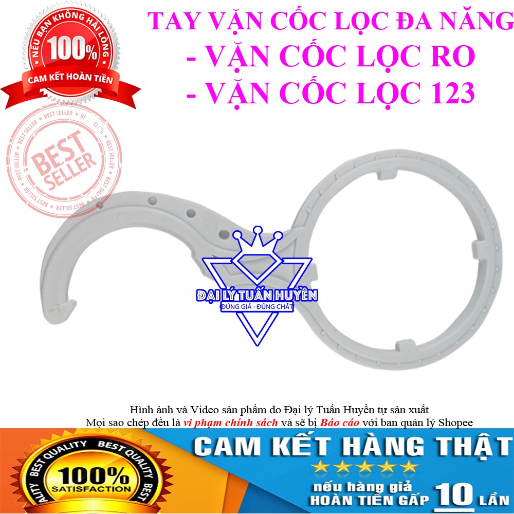 Tay vặn cốc lọc RO - Tay vặn cốc lọc 123