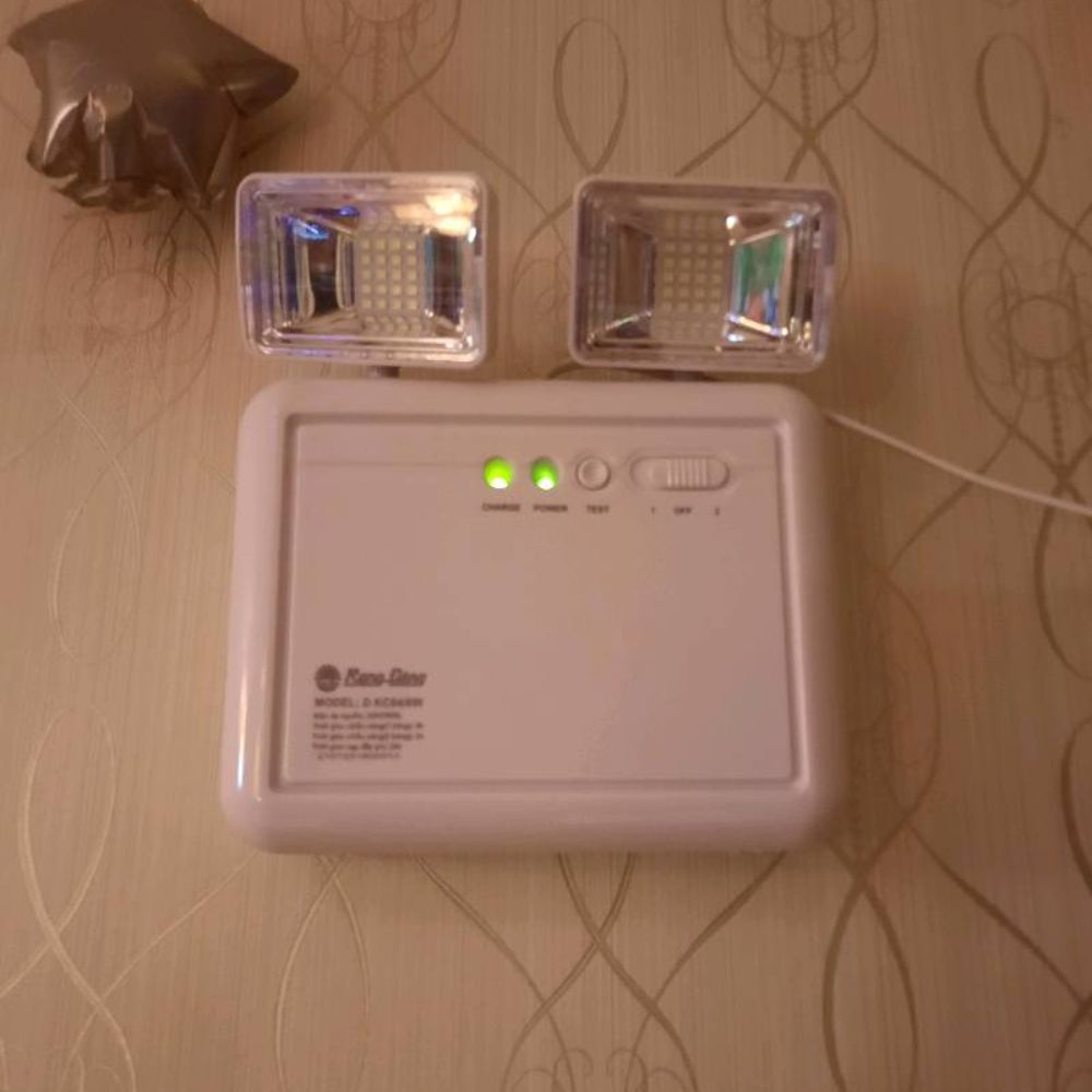 Đèn báo động khẩn cấp Rạng Đông led 8W KC03 / 6W KC04 báo hiệu sự cố mất điện exit tiết kiệm điện - bảo hành 24 tháng