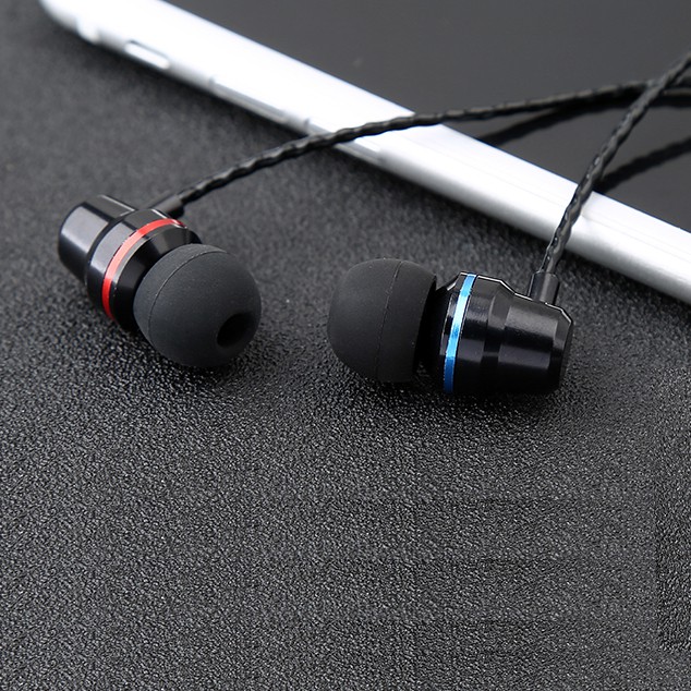 Tai nghe nhét tai có dây Sidotech Q5 siêu bass chuyên nghe nhạc EDM gaming esport jack 3.5 mm chống ồn nhét tai in ear