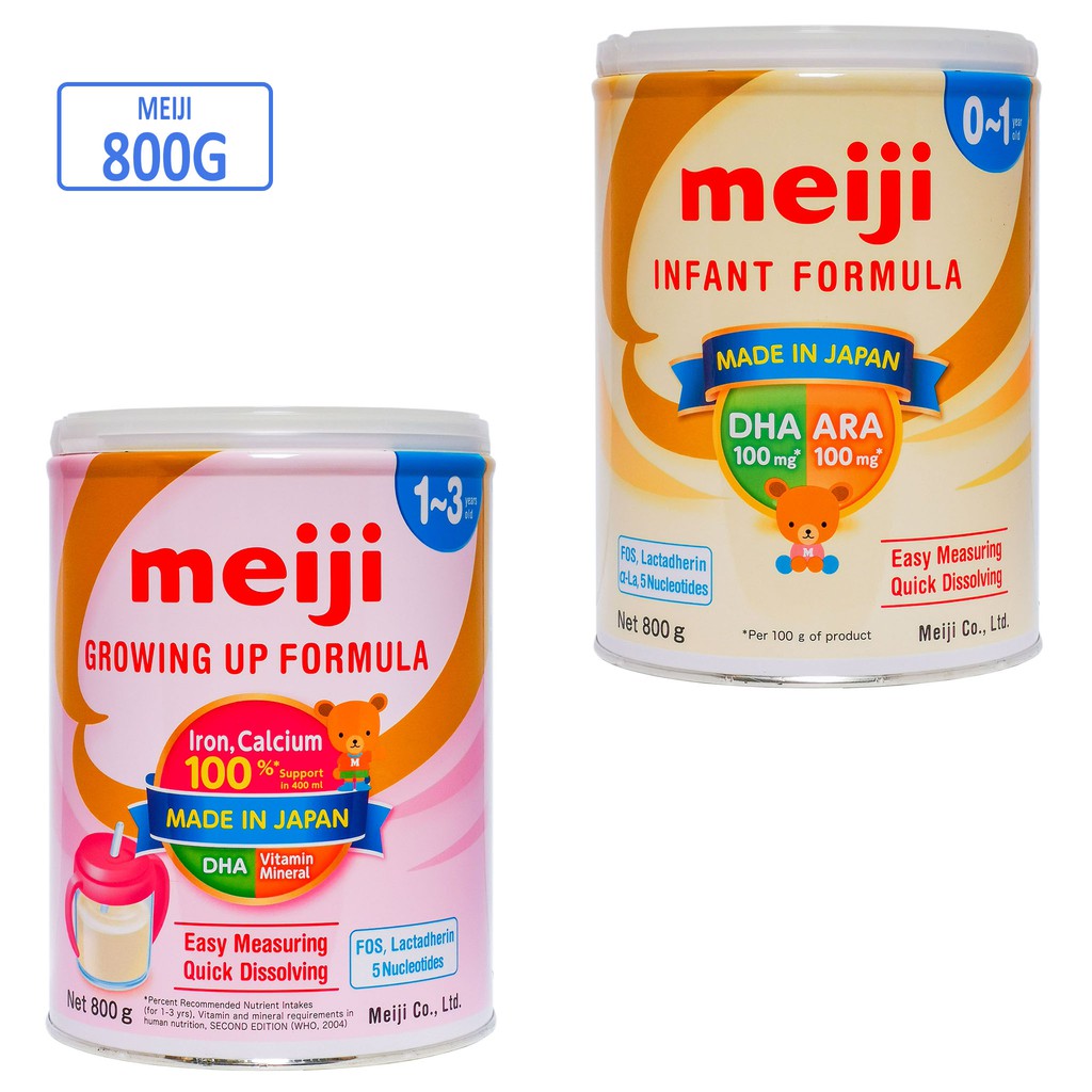 SỮA BỘT MEIJI INFANT/GROWING UP FORMULA 800G