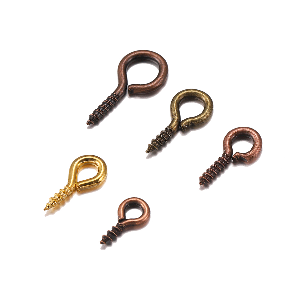 St.kunkka 350 chiếc / bộ Bu lông mắt cừu 4.5 * 10mm / 5.5 * 12mm để làm đồ trang sức DIY tốt