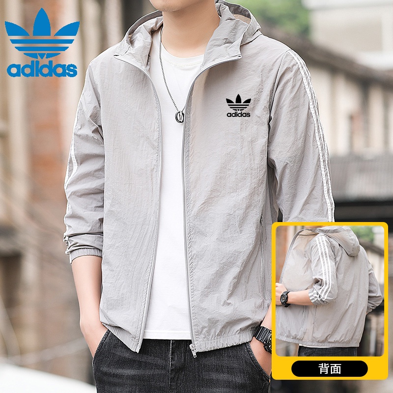 Áo Khoác Chống Nắng Adidas Chất Lụa Lạnh Siêu Mỏng Thoáng Khí Thời Trang Mùa Hè 2022 Cho Nam
