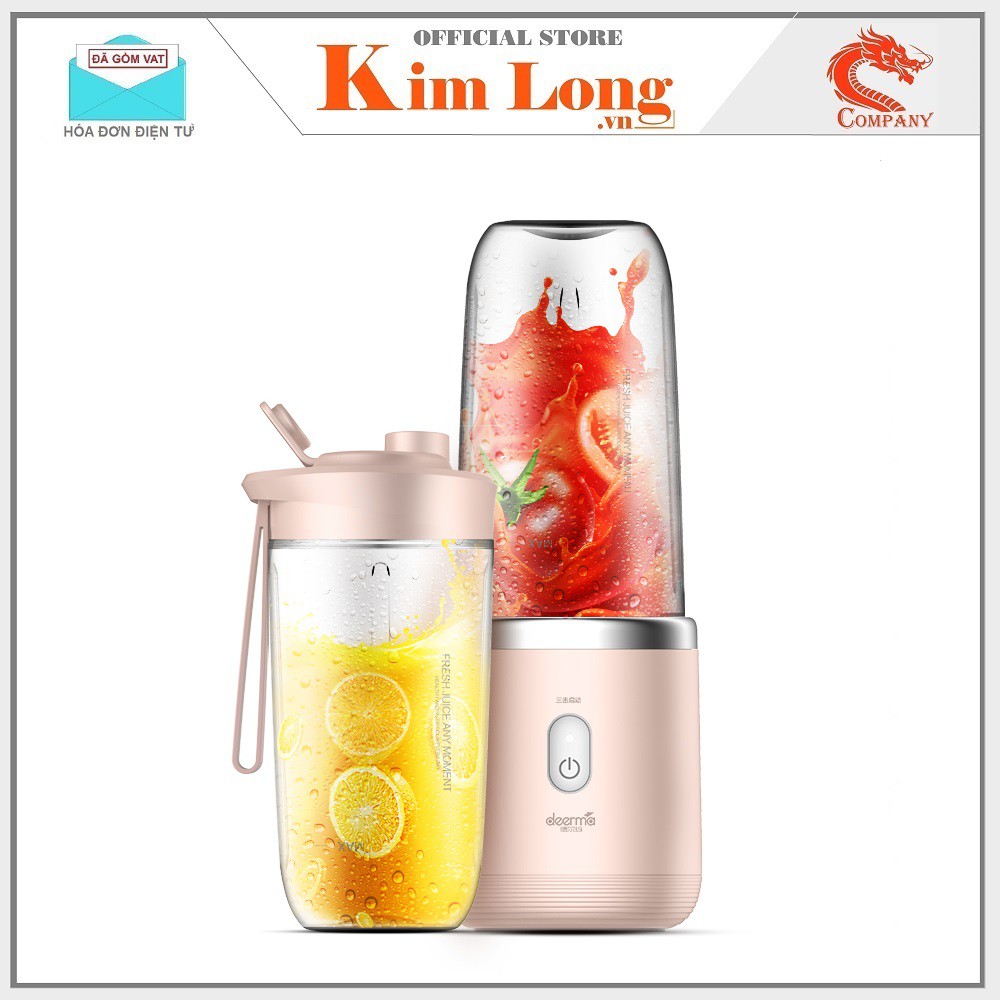 Máy Xay Sinh Tố cầm tay Xiaomi Deerma Mini Juice Blender Tiện Dụng thông minh - Chính hãng