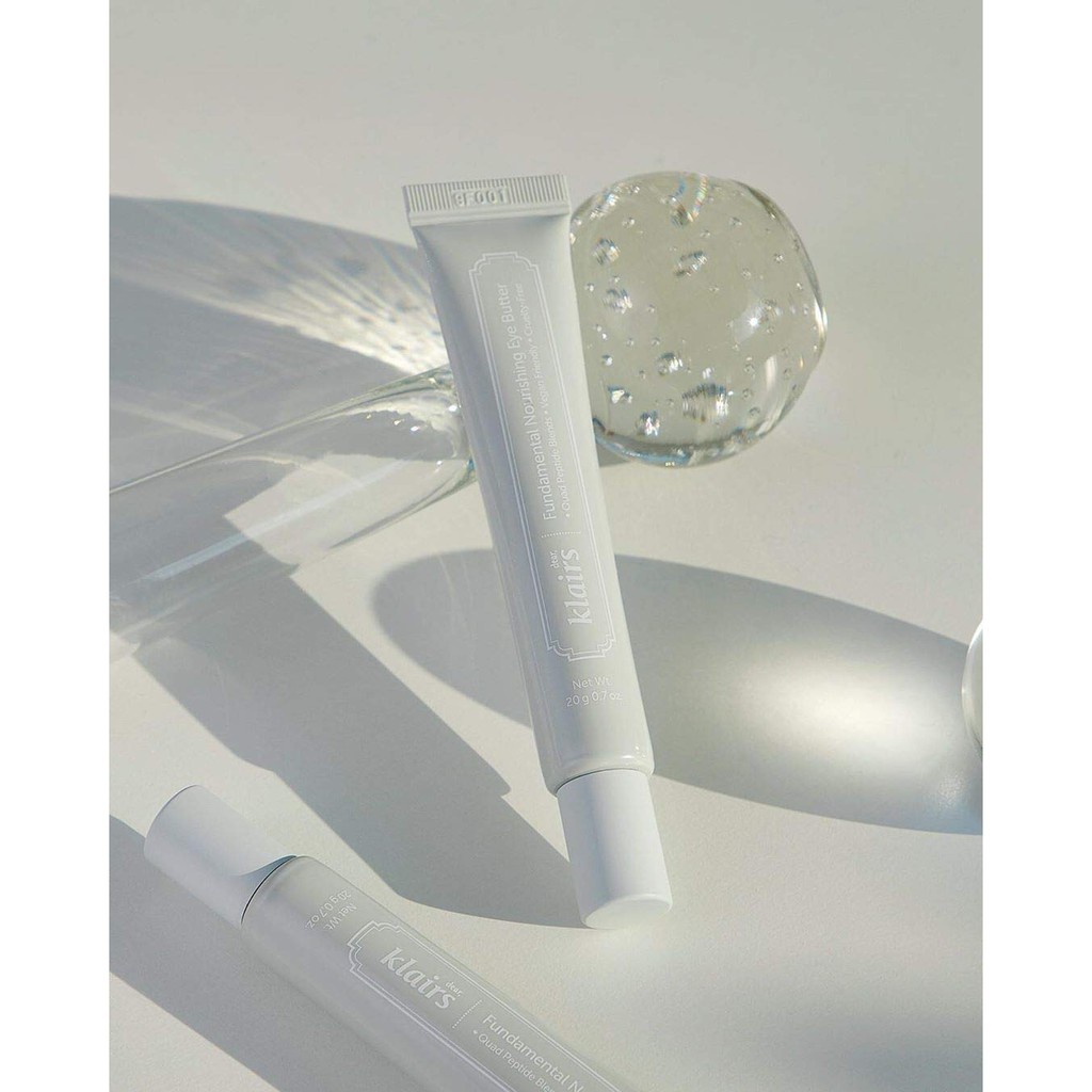 Hàng Chính Hãng Kem Dưỡng Mắt Ngăn Ngừa Lão Hóa, Giảm Nếp Nhăn Klairs Fundamental Nourishing Eye Butter 20g