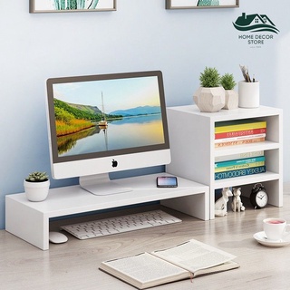 Kệ máy tính,decor bàn học,bàn làm việc