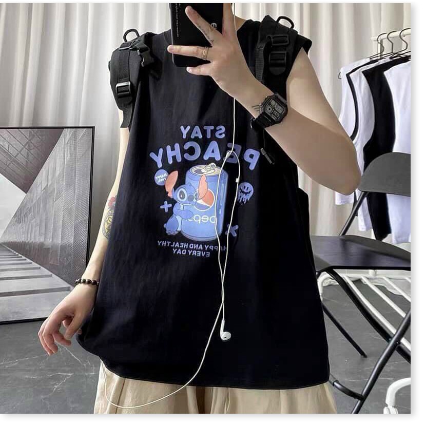 Áo thun ba lỗ NAM HOẠ TIẾT HOẠT HÌNH CỰC ĐẸP 2021 KOKO MI FASHION