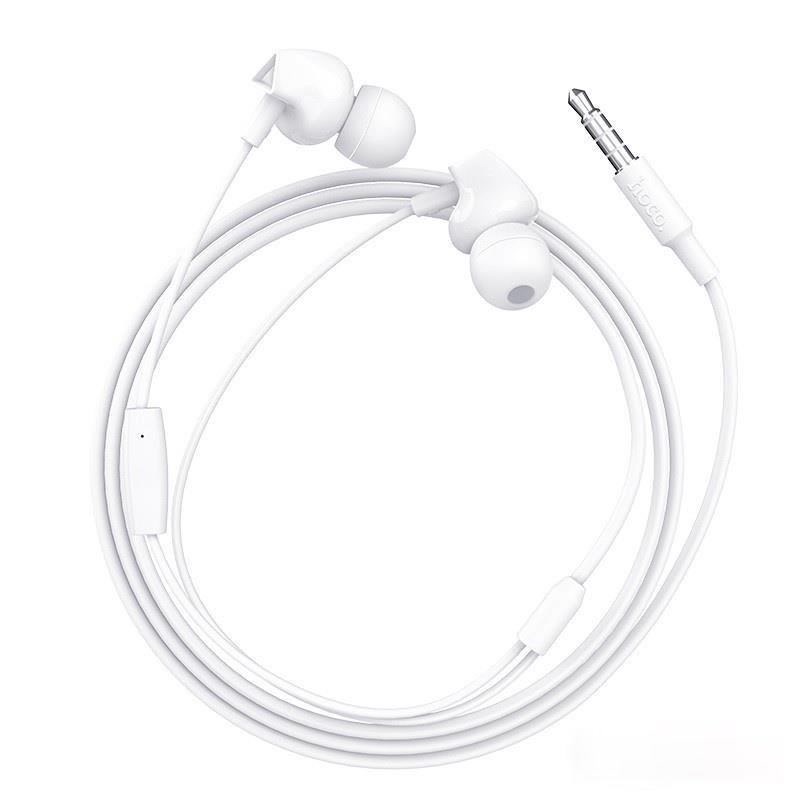 Tai nghe nhét tai Hoco M60 nghe hay có mic đàm thoại, dây dài 1.2m