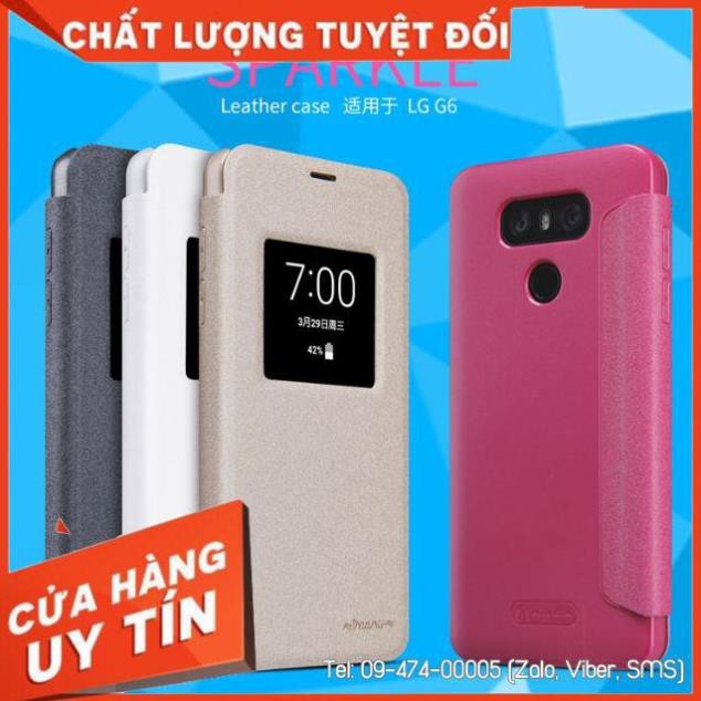 Bao da LG G6 chính hãng Nillkin Sparkle