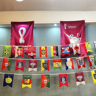 Dây cờ treo trang trí world cup 2022