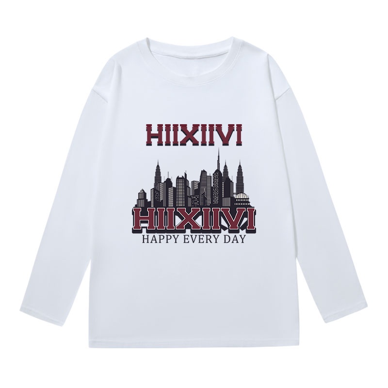 NRVP Áo Thun Nữ Dài Tay Dáng Rộng Phong Cách Hàn Quốc Mới