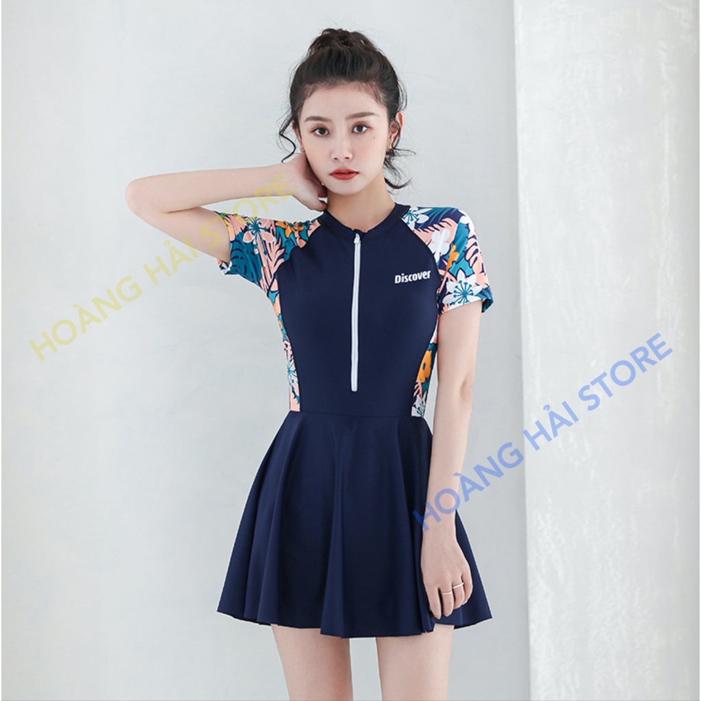 Bộ đồ bơi bikini kín đáo nữ giấu bụng đi tắm biển - B.37