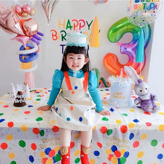 KHĂN TRẢI BÀN NYLON CHẤM BI- VƯƠNG MIỆN