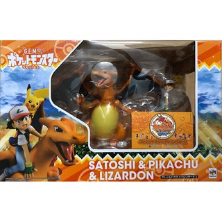 Mô hình Pokemon chính hãng – Satoshi & Pikachu & Lizardon – GEM Megahouse