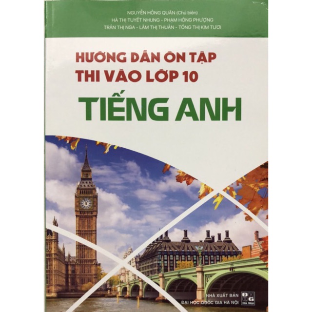 Sách - Hướng dẫn ôn tập thị vào lớp 10 môn Tiếng Anh