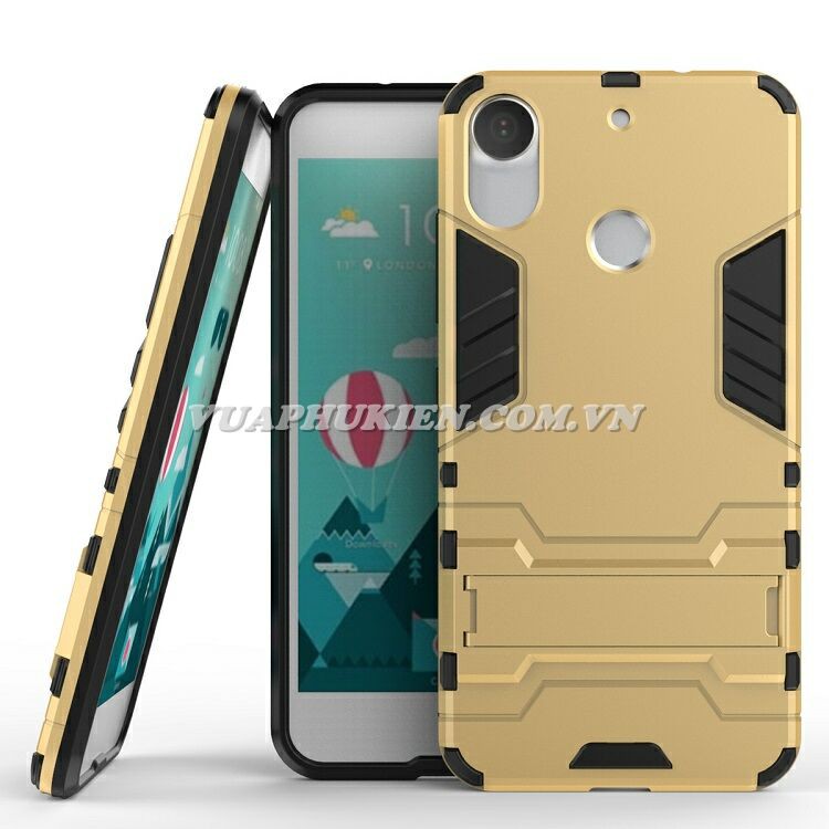 Ốp lưng Iron Man chống sốc cho HTC Desire 10 Pro, HTC 10, HTC One M10, HTC One A9 - Có chân dựng máy