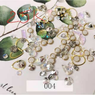 set đá charm trang trí móng tay