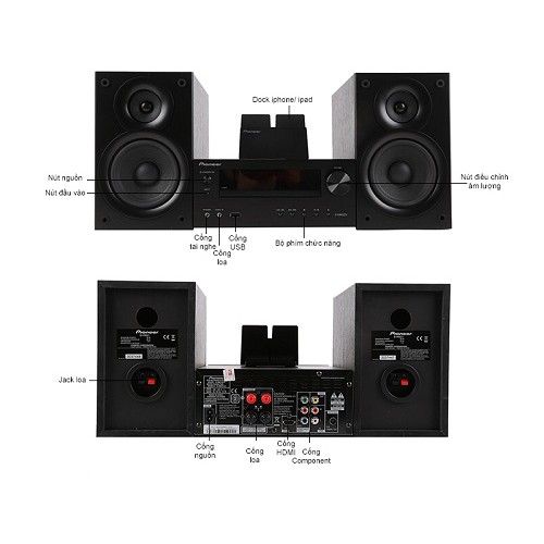 Dàn máy DVD Pioneer X-HM32V-K hàng chính hãng new 100%