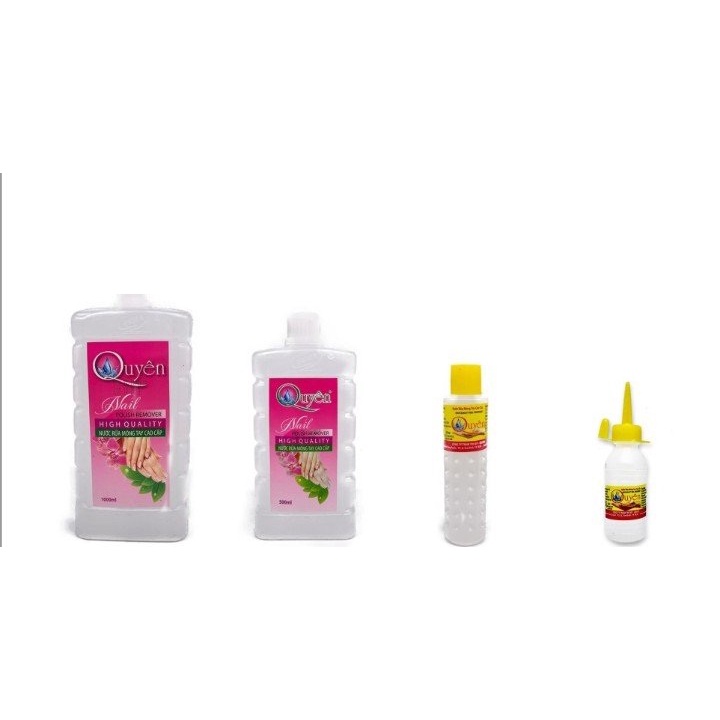 Nước rửa móng tay,nước tẩy móng tay, Acetone chùi móng tay Quyên cao cấp