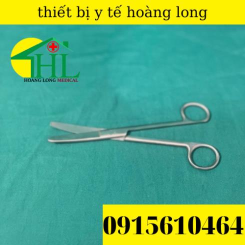 Kéo Y Tế , Kéo Cong 2 Đầu Tù 18cm Sắc Bén Hàng Loại 1 Pakistan