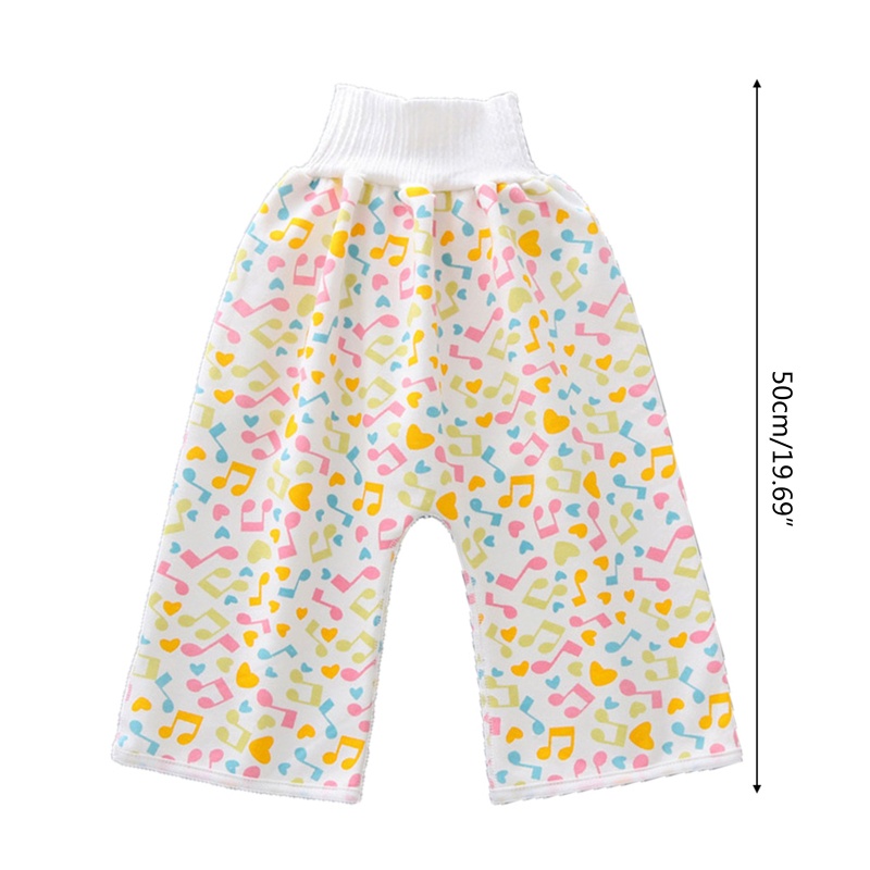 Quần Tã Dạng Váy Ngắn 2 Trong 1 Bằng Cotton Chống Nước Giặt Được Thoải Mái Cho Trẻ Em