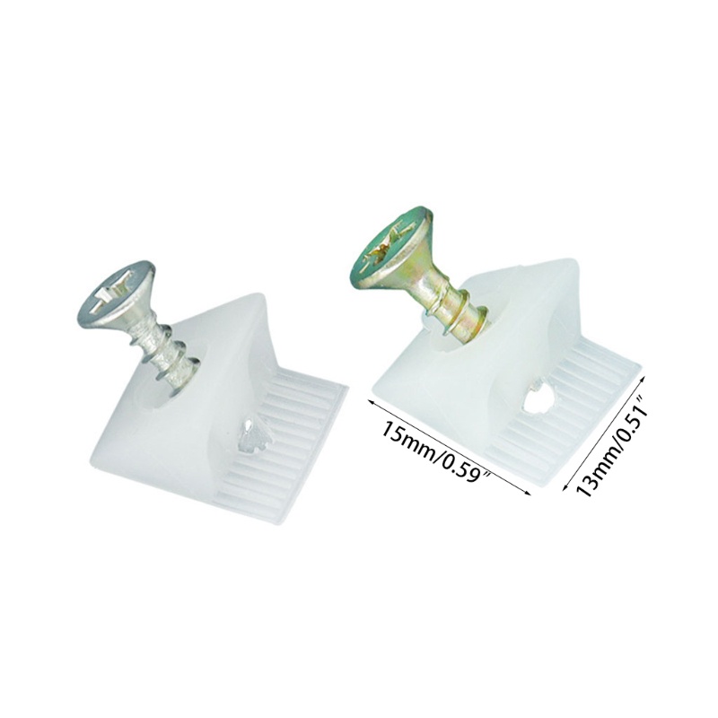 Set 50 Nêm Bằng Nhựa Kèm Ốc Vít Chuyên Dụng Cho Nội Thất
