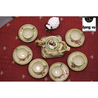 Bộ ấm chén Mục đồng chăn trâu đặt phòng khách