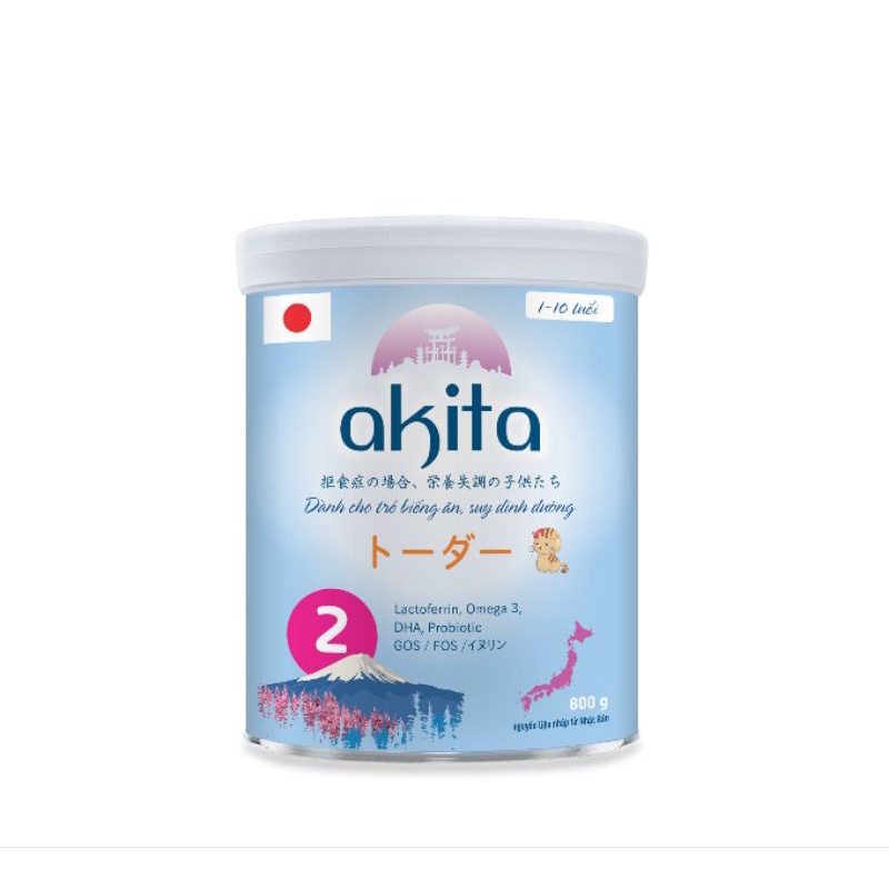 ( date 2025- 2026) sữa akita 2 bò 320g( 6 lon tặng 1 lon)
