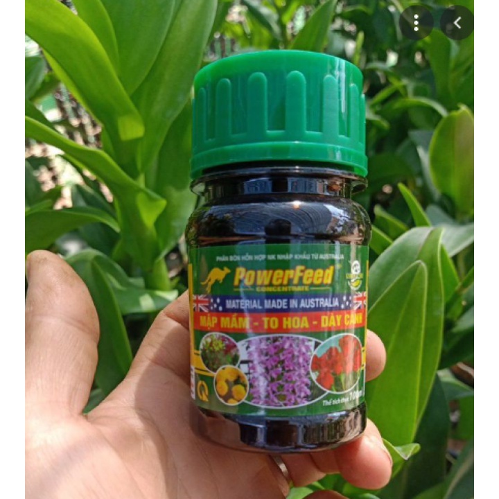 Phân Bón Hữu Cơ Cá PowerFeed 100ML từ Úc - Mập Mầm To Hoa Dày Cánh Power Feed