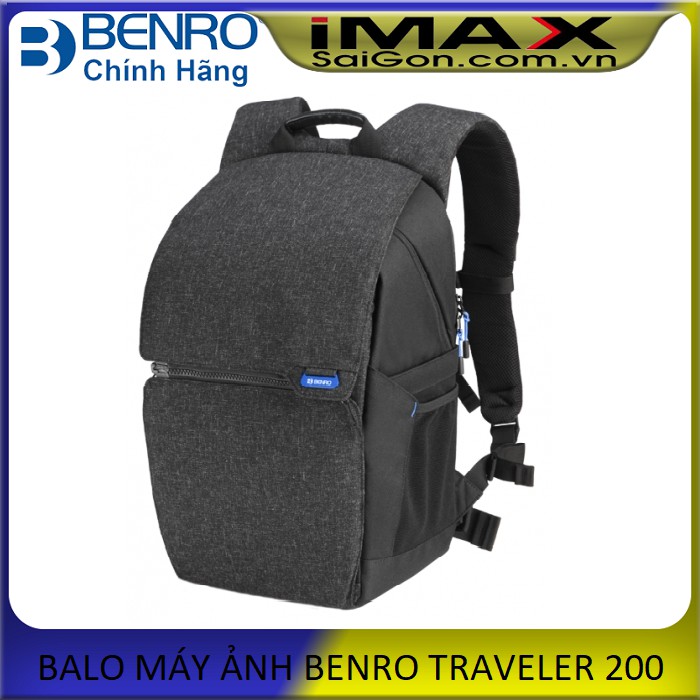 BALO MÁY ẢNH BENRO TRAVELER 200, 2 MÀU XÁM-ĐEN