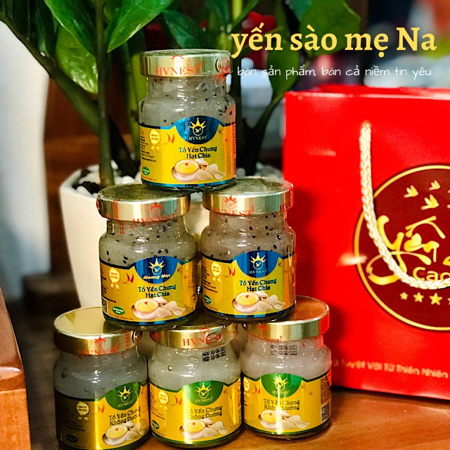 Yến Sào Khánh Hòa Chưng Hạt Chia 70ml Không Chất Bảo Quản 30% Tổ Yến | BigBuy360 - bigbuy360.vn