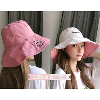 Mũ nón vành rộng vài cotton hai mặt chất dày dặn - nhiều màu lựa chọn - một kích thước