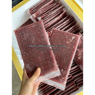 TRÙNG HUYẾT ĐÔNG LẠNH 1 THẺ NHƯ HÌNH - THỨC ĂN CHO CÁ CẢNH THỦY SINH