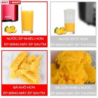 MÁY ÉP CHẬM TRÁI CÂY CHÍNH HÃNG SAVTM