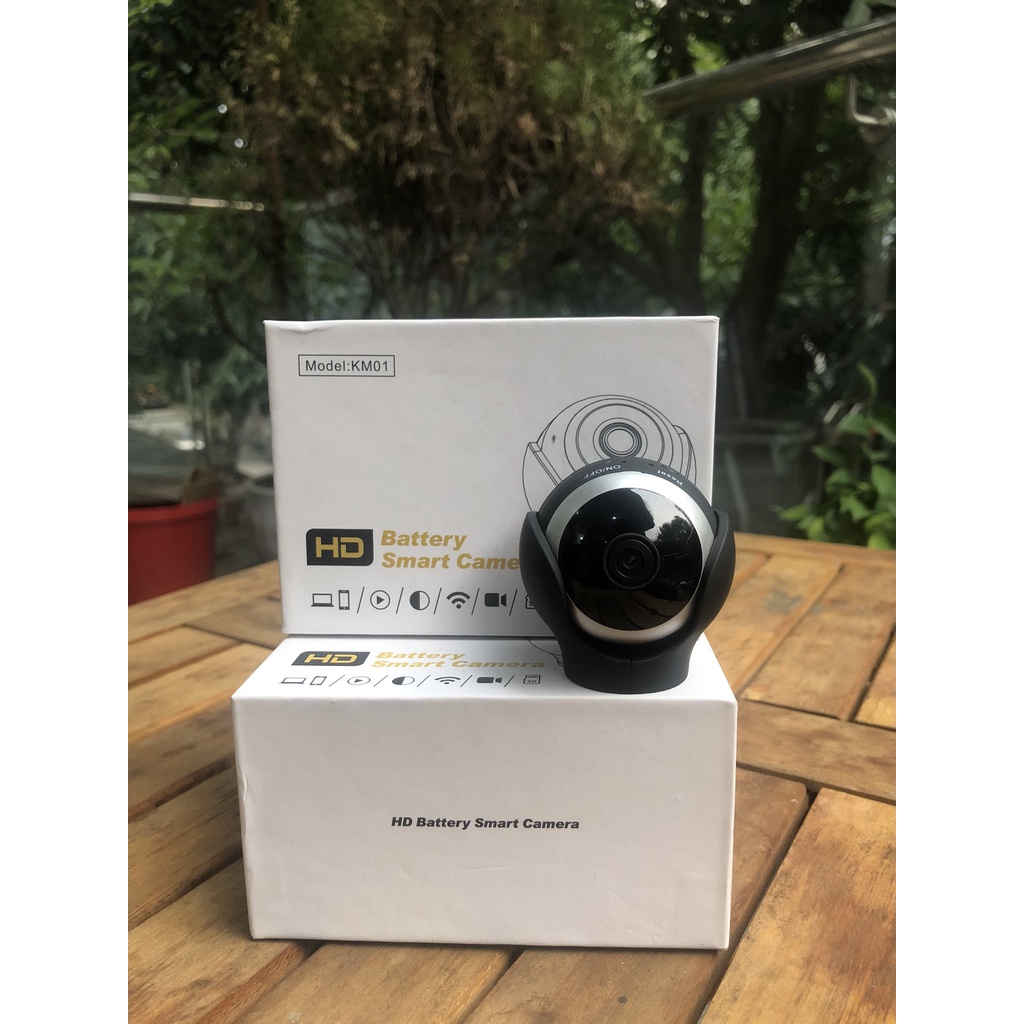 Camera giám sát V380 Pro mini treo tường siêu nét /Camera WIFI  KM01 HD1080P, Góc siêu rộng- phát hiện chuyển động