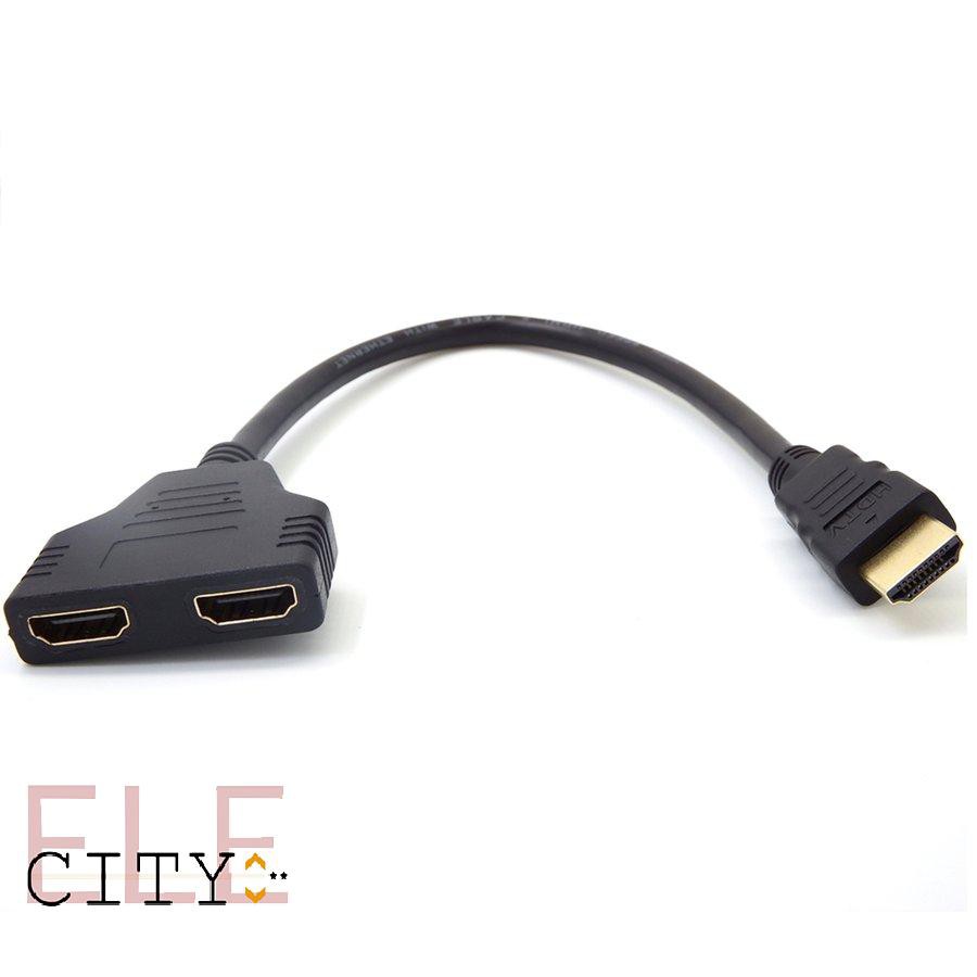 Cáp Chia 888ele 1080p Hdmi Sang 2 Female 1 In 2