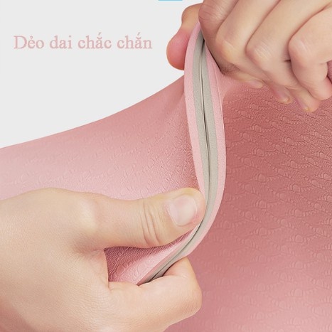 Thảm Tập Yoga, Thảm Tập Gym TPE Định Tuyến Cao Cấp 2 Lớp 6MM VÀ 8MM 88324