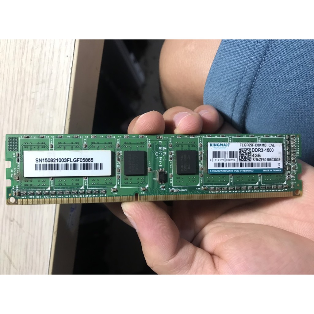 ram cho máy tính bàn ddr3 Kingmax 4gb 1600 bus 12800 pc3 decktop PC memory,cpu e5300 tặng kèm keo tản nhiệt tuýp nhỏ