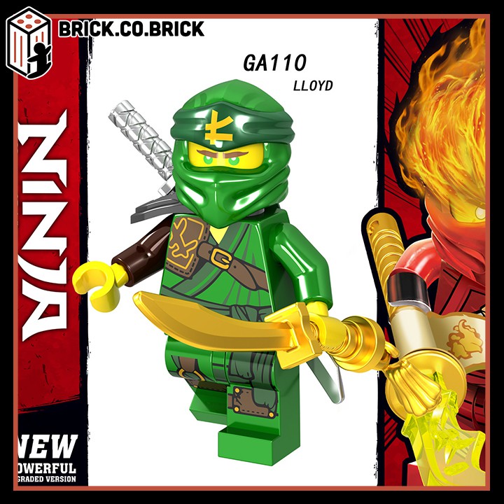 Ninja Phantom Đồ Chơi Lắp Ráp Minifigure Nhân Vật Hồ Ly Samurai Akita Zane Nya Kai Jay GA107 - GA114