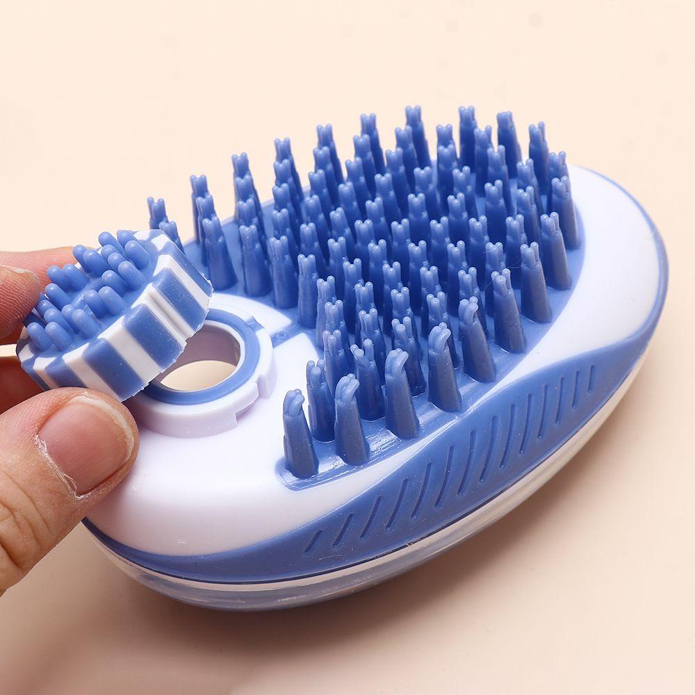 Bàn Chải Silicone Massage Tắm Cho Thú Cưng Tiện Dụng