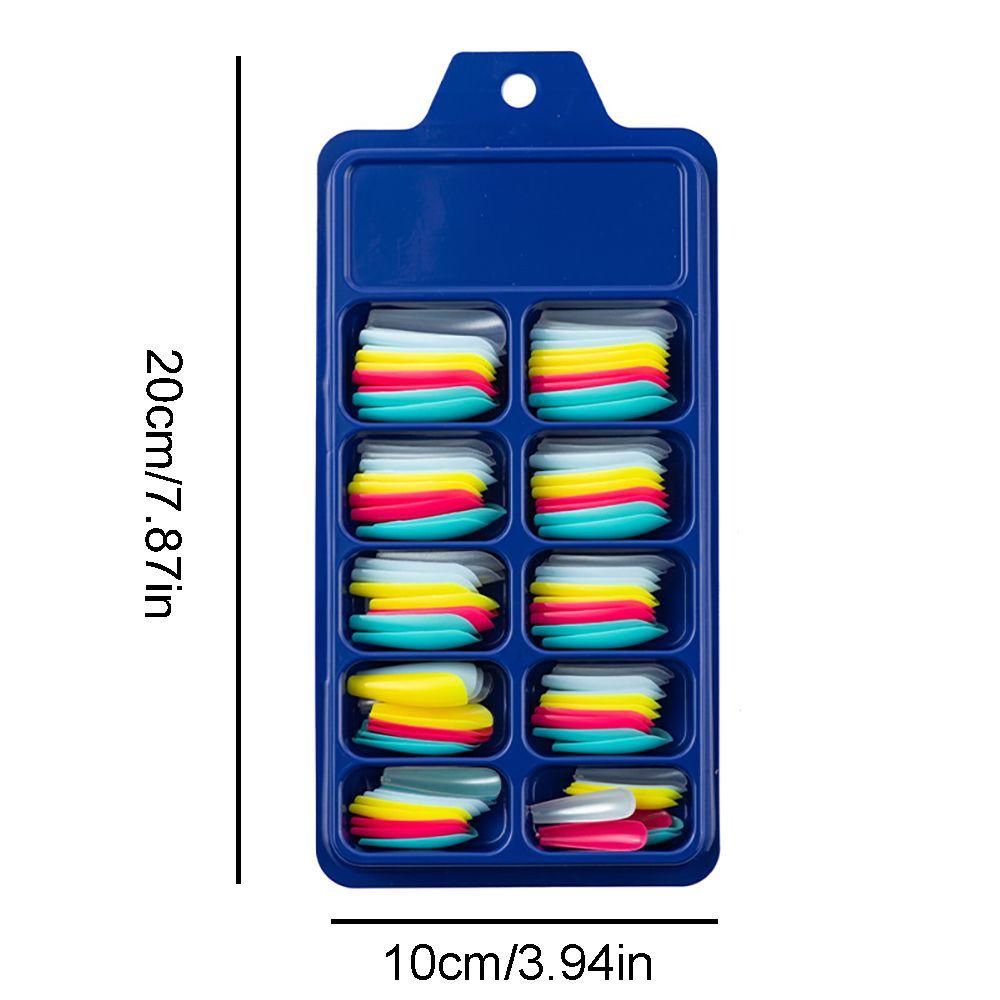 Bộ 100 Móng Tay Giả Bằng Acrylic Che Phủ Toàn Diện DIY