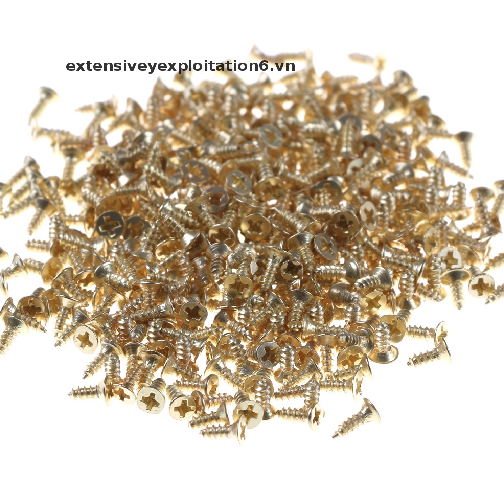 Vít ren đồng thau phẳng tự cắt tiện lợi