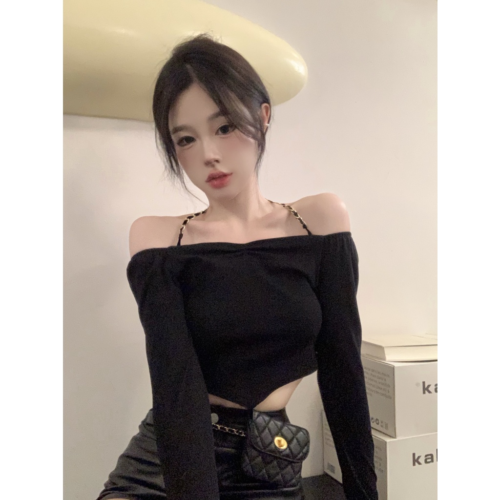 NRVP Áo Sweater Nữ Dài Tay Phong Cách Hàn Quốc 2023