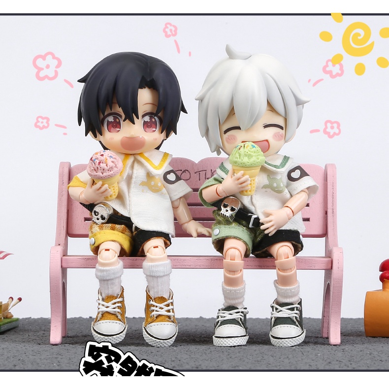 Bộ Quần Áo Búp Bê OB11 molly Nendoroid GSC molly obitsu11 Tỉ Lệ 1 / 12 BJD BODY9 DDF UFDOLL