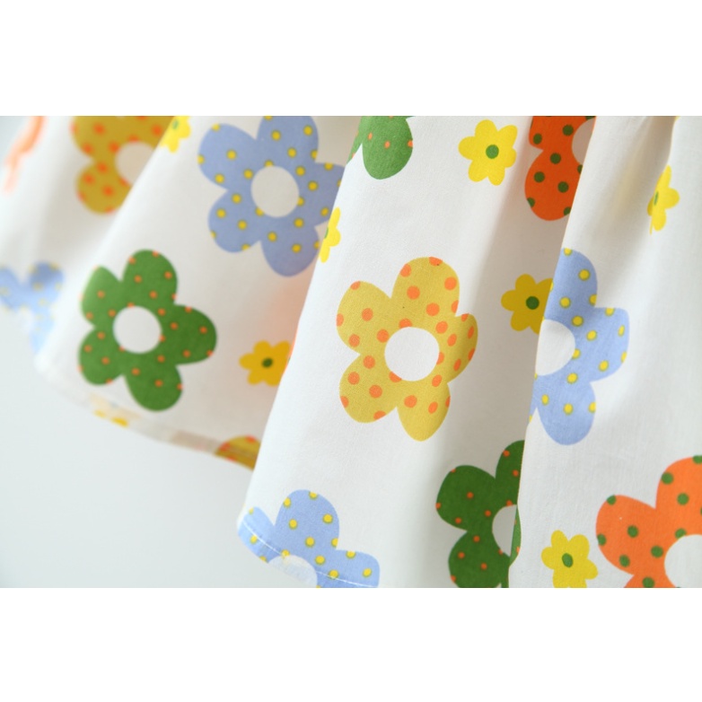 Size 7kg - 17kg - Set váy đầm cho bé gái họa tiết bông hoa xinh xắn