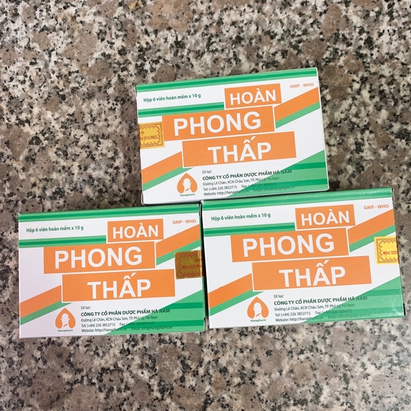 Viên hoàn mềm Hoàn Phong Thấp hỗ trợ các chứng tê buồn tay chân