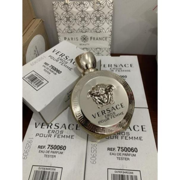 Chính hãng Mỹ- Nước hoa Versace Eros Pour Femme EDP 100ml. Tester 750060 (Hộp carton như hình)