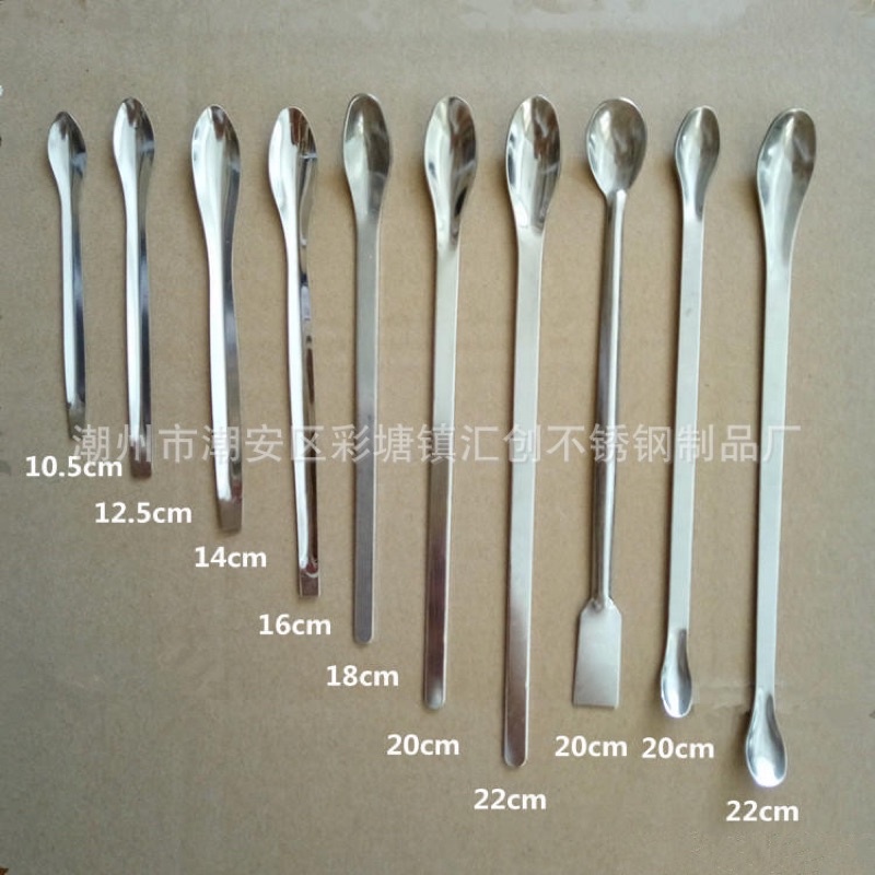 Thìa lấy mẫu inox, thìa cân mẫu inox