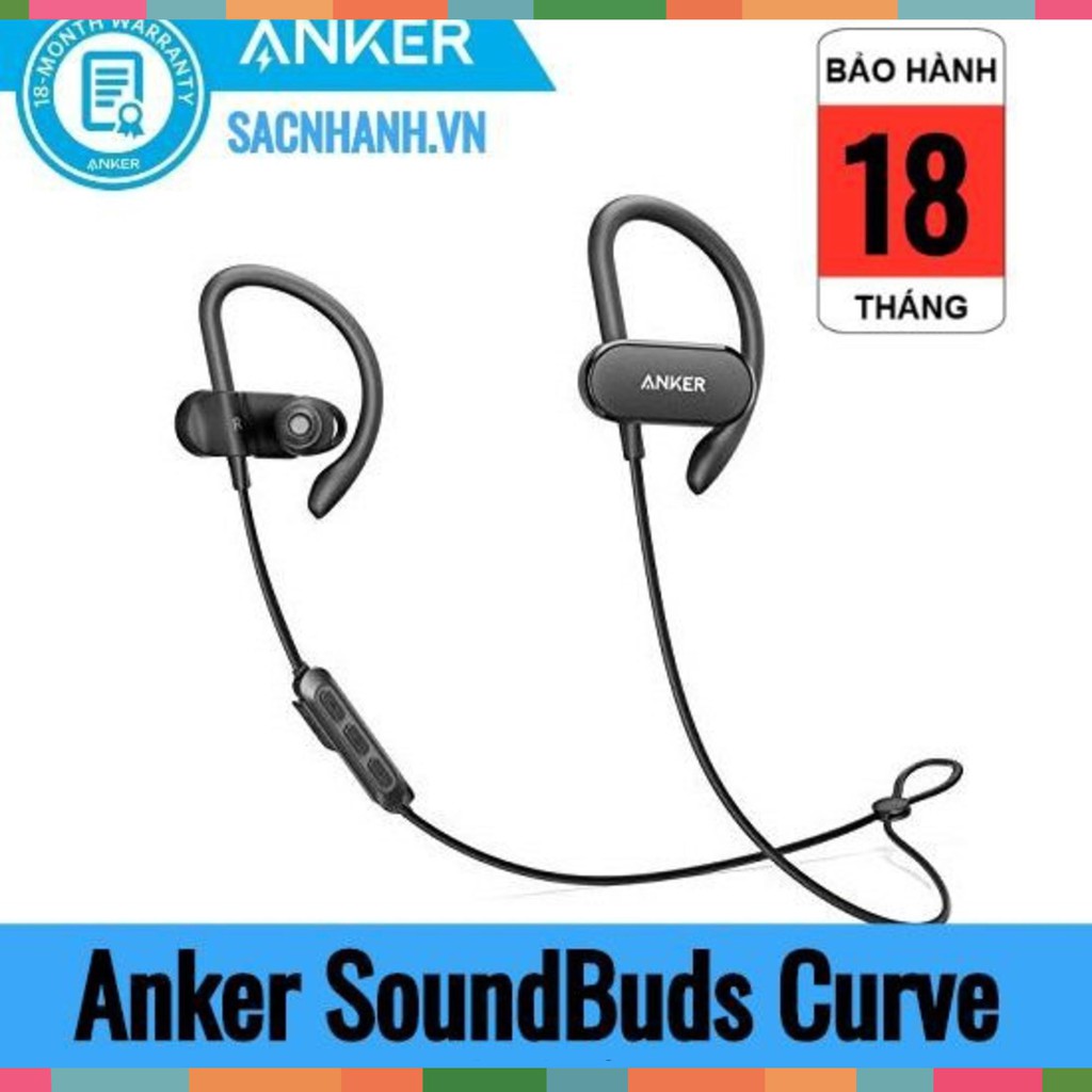 Tai Nghe Bluetooth Anker SoundBuds Curve - A3263 _AK